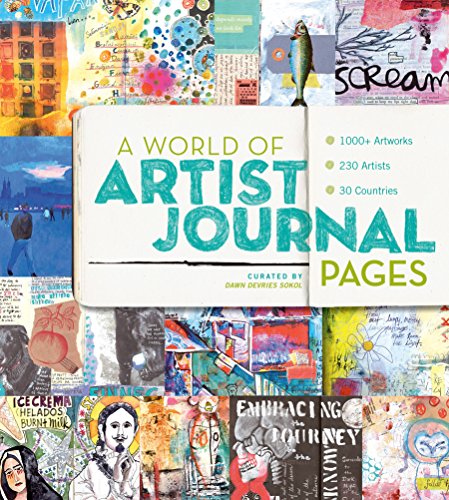 Book Cover A World of Artist Journal Pages: 1000+ Artworks - 230 Artists - 30 Countries