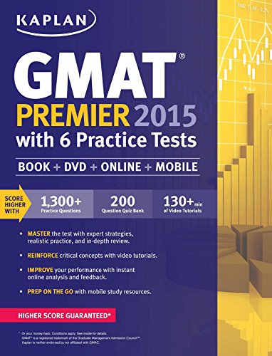 Book Cover Kaplan GMAT Premier 2015 (Kaplan Test Prep)