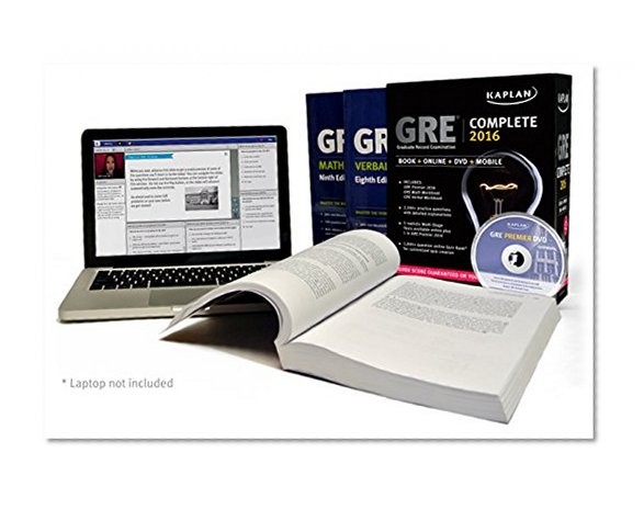 Book Cover GRE Complete 2016: The Ultimate in Comprehensive Self-Study for GRE: Book + Online + DVD + Mobile (Kaplan Test Prep)