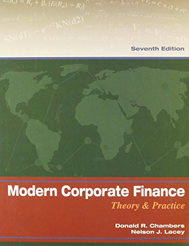 Book Cover Modern Corporate Finance: Theory & Practice 7th Ed