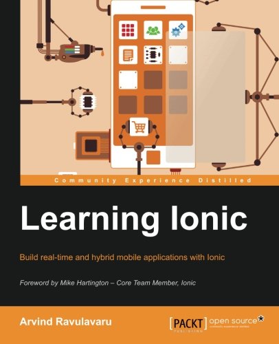 Book Cover Learning Ionic - Build Hybrid Mobile Applications with HTML5
