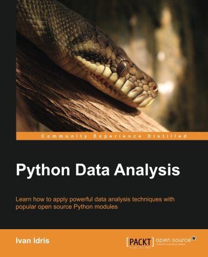 Book Cover Python Data Analysis