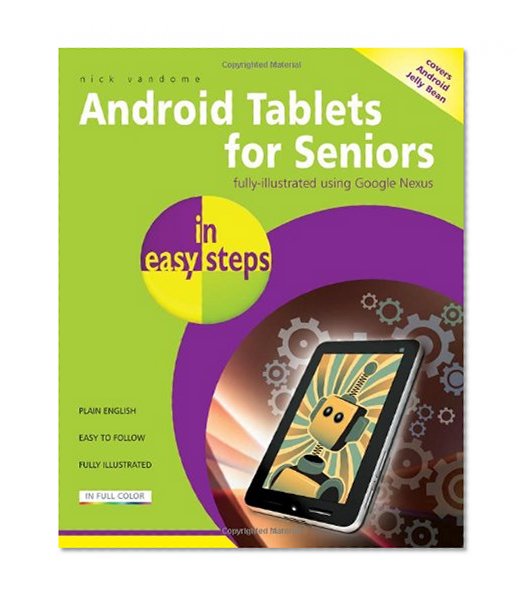 Book Cover Android Tablets for Seniors in Easy Steps