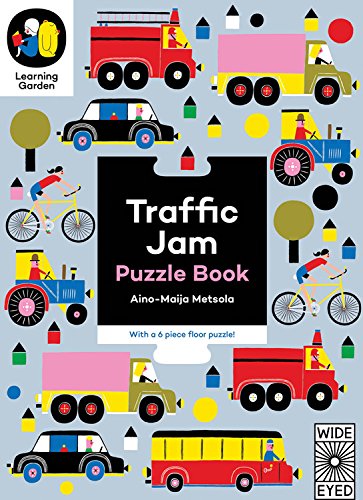 Book Cover Traffic Jam: Puzzle Book - With a 6 piece floor puzzle! (The Learning Garden)