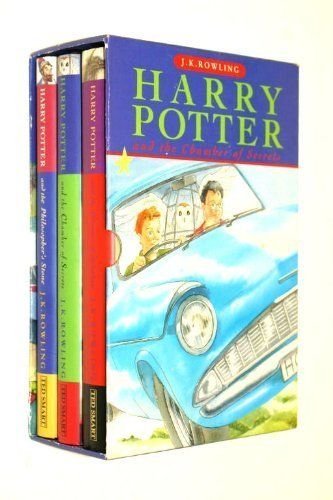 Book Cover The Harry Potter trilogy: Philosophers Stone; Chamber of Secrets; Prisoner of Azkaban