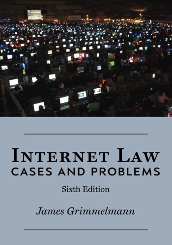 Book Cover Internet Law: Cases & Problems