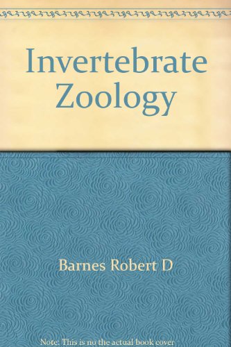 Book Cover Invertebrate Zoology