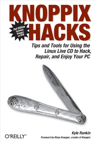 Book Cover Knoppix Hacks: Tips and Tools for Hacking, Repairing, and Enjoying Your PC