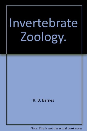 Book Cover Invertebrate Zoology.
