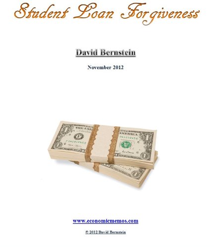 Book Cover Student Loan Forgiveness (Economic Policy and Personal Finances)