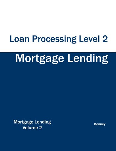 Book Cover Mortgage Lending Loan Processing Level 2