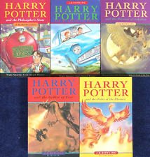 Book Cover HARRY POTTER SET (including HARRY POTTER & THE PHILOSOPHER'S STONE, HARRY POTTER & THE CHAMBER OF SECRETS, HARRY POTTER & THE PRINCE OF AZKABAN, HARRY POTTER & THE GOBLET OF FIRE & HARRY POTTER AND THE ORDER OF PHOENIX)