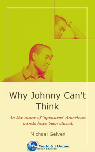 Book Cover Why Johnny Can't Think