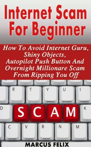 Book Cover Internet Scam For Beginner - How To Avoid Internet Guru, Shiny Objects, Autopilot Push Button And Overnight Millionaire Scam From Ripping You Off (identity theft, scam artist, con artist, easy money)