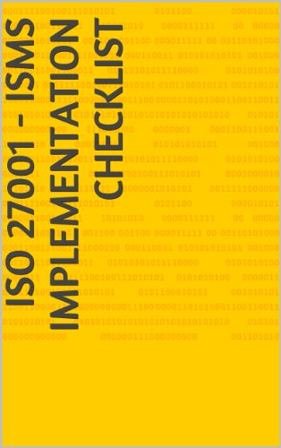 Book Cover ISO 27001 - ISMS Implementation Checklist