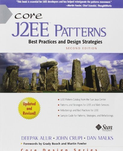Book Cover Core J2EE Patterns: Best Practices and Design Strategies by Alur, Deepak, Malks, Dan, Crupi, John (2013) Paperback