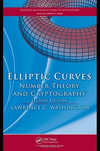 Book Cover Elliptic Curves: Number Theory and Cryptography, Second Edition (Discrete Mathematics and Its Applications) 2nd edition by Washington, Lawrence C. (2008) Hardcover