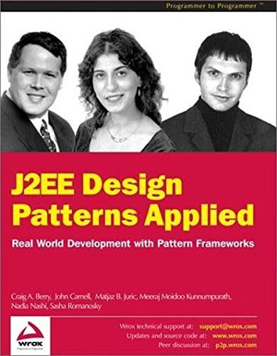 Book Cover J2EE Design Patterns Applied by Matjaz Juric (2002-06-04)