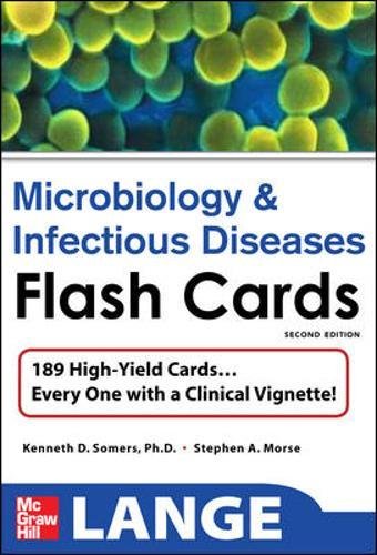 Book Cover Lange Microbiology and Infectious Diseases Flash Cards, Second Edition (LANGE FlashCards)