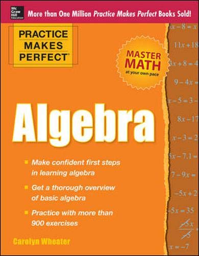 Book Cover Practice Makes Perfect Algebra