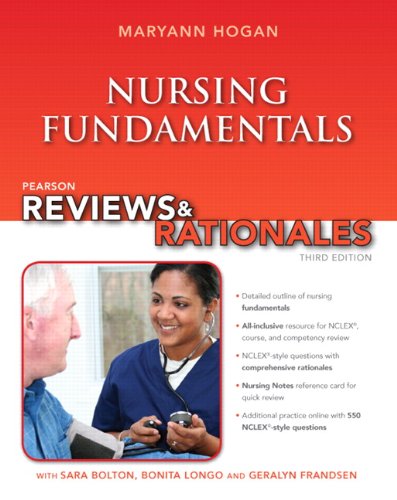 Book Cover Pearson Reviews & Rationales: Nursing Fundamentals with 
