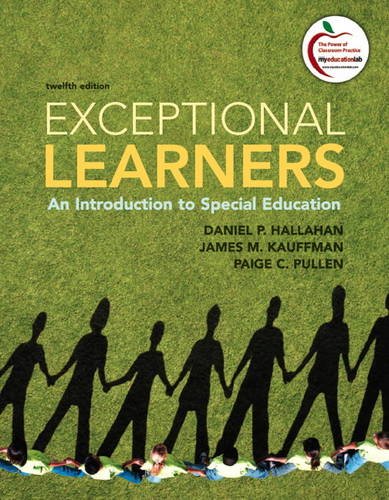 Book Cover Exceptional Learners: An Introduction to Special Education (12th Edition)