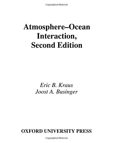 Book Cover Atmosphere-Ocean Interaction (Oxford Monographs on Geology and Geophysics)