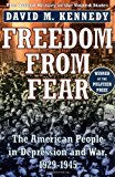 Book Cover Freedom from Fear: The American People in Depression and War, 1929-1945 (Oxford History of the United States)