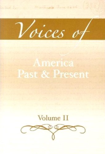 Book Cover Voices of America Past and Present, Volume 2