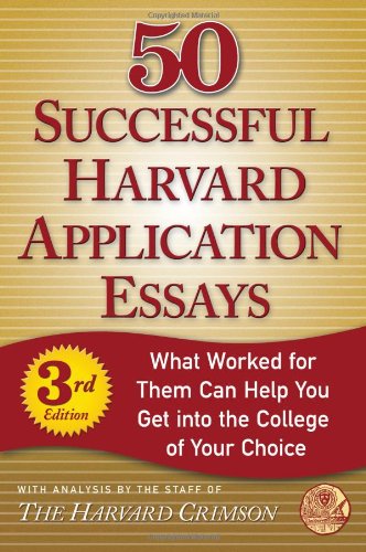 Book Cover 50 Successful Harvard Application Essays, Third Edition