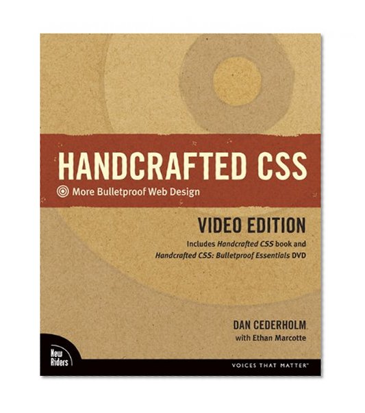 Book Cover Handcrafted CSS: More Bulletproof Web Design, Video Edition (includes Handcrafted CSS book and Handcrafted CSS: Bulletproof Essentials DVD)