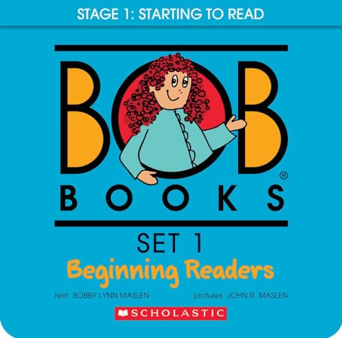 Book Cover Bob Books - Set 1: Beginning Readers Box Set Phonics, Ages 4 and Up, Kindergarten (Stage 1: Starting to Read) (Bob Books)