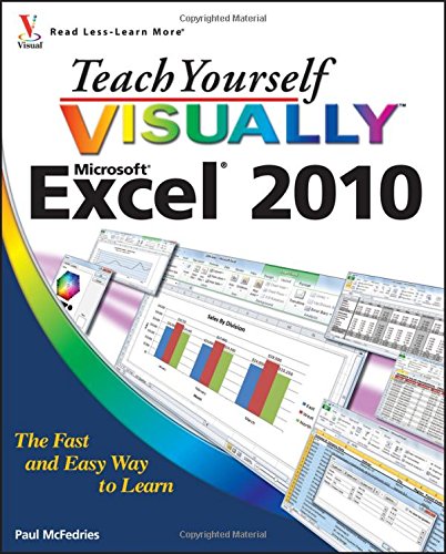 Book Cover Teach Yourself VISUALLY Excel 2010