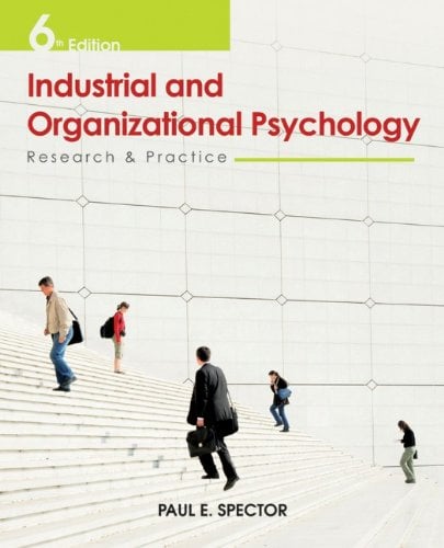 Book Cover Industrial and Organizational Psychology: Research and Practice