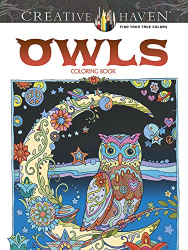 Book Cover Creative Haven Owls Coloring Book (Adult Coloring)
