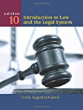 Book Cover Introduction to Law and the Legal System
