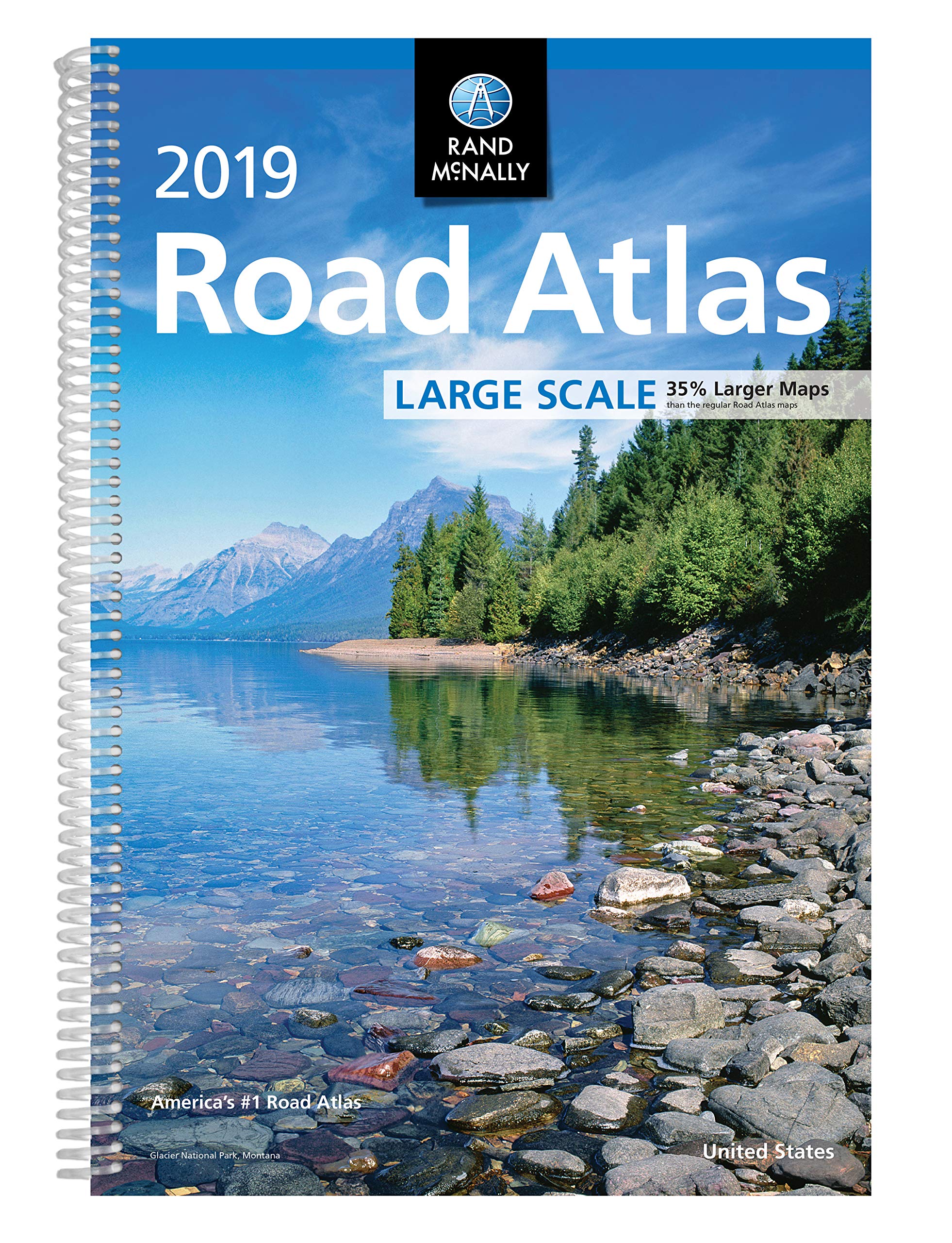 Book Cover 2019 Rand McNally Large Scale Road Atlas