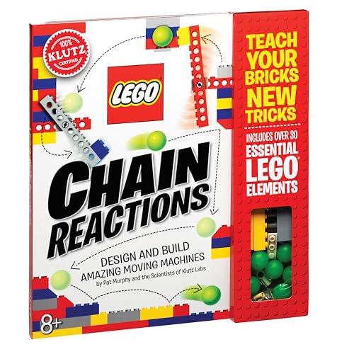 Book Cover LEGO Chain Reactions (Klutz Science/STEM Activity Kit), 9