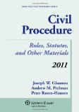 Book Cover Civil Procedure: Rules, Statues, and Other Materials, 2011 Edition