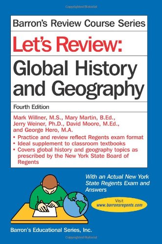 Book Cover Let's Review Global History and Geography (Let's Review Series)