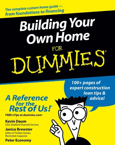 Book Cover Building Your Own Home For Dummies