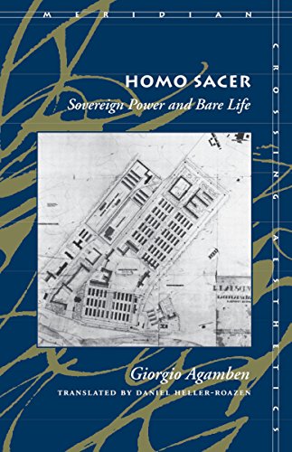 Book Cover Homo Sacer: Sovereign Power and Bare Life (Meridian: Crossing Aesthetics)