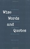 Book Cover Wise Words and Quotes