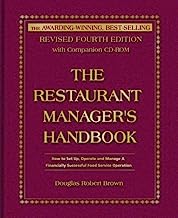 Book Cover The Restaurant Manager's Handbook: How to Set Up, Operate, and Manage a Financially Successful Food Service Operation 4th Edition - With Companion CD-ROM