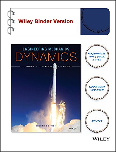 Book Cover Engineering Mechanics-Dynamics 8E Binder Ready Version with WileyPLUS Card Set