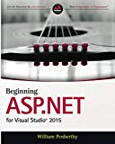 Book Cover Beginning ASP.NET for Visual Studio 2015
