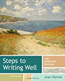 Book Cover Steps to Writing Well with Additional Readings
