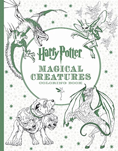 Book Cover Harry Potter Magical Creatures Coloring Book