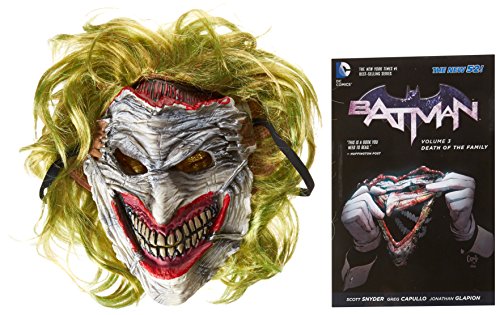 Book Cover Batman: Death of the Family Book and Joker Mask Set