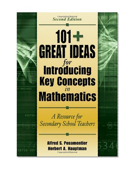 Book Cover 101+  Great Ideas for Introducing Key Concepts in Mathematics: A Resource for Secondary School Teachers